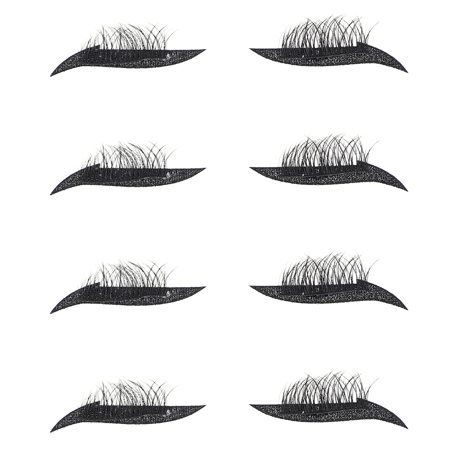 4 paia di ciglia finte adesivo per trucco falso eyeliner autoadesivo nastro impermeabile adesivo in plastica Miss Women