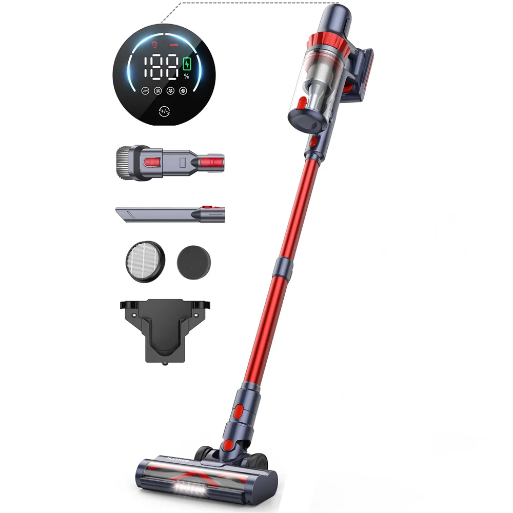 Cordless Handheld Vacuum Cleaner VC01, 38KPA Suction Power, Smart Dust Sensor, Touch Screen, Home Cordless Vacuum Cleaner