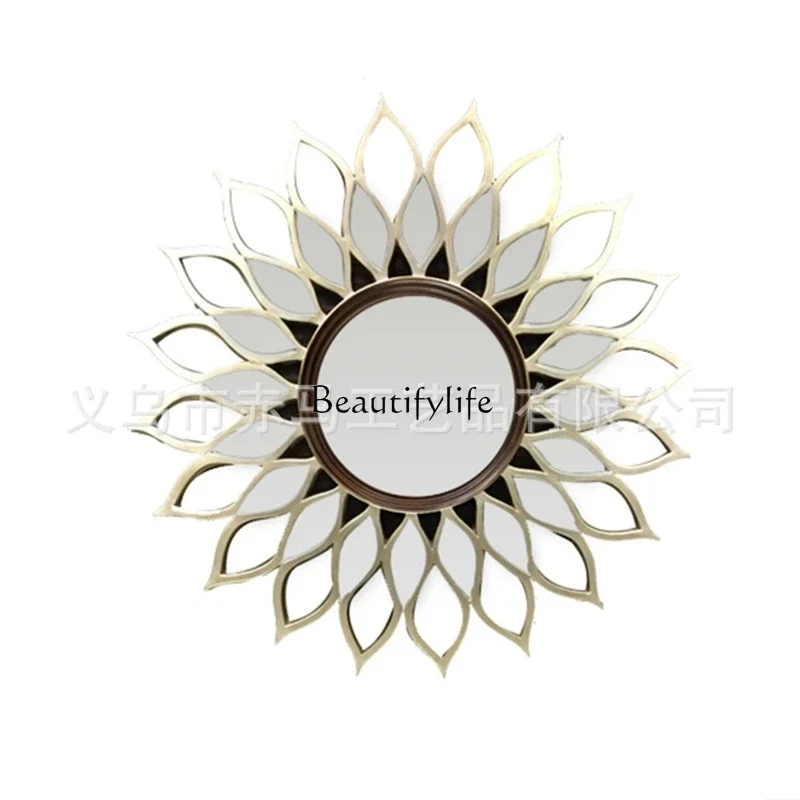 

Настольное зеркало для макияжа FG*Dresser Oval в корейском стиле, металлическое, простое, ветрозащитное