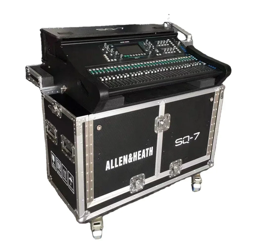 SQ7 Flight Case Flight Hydraulic Flip DJ Road Case For Midas SQ7 Mixer