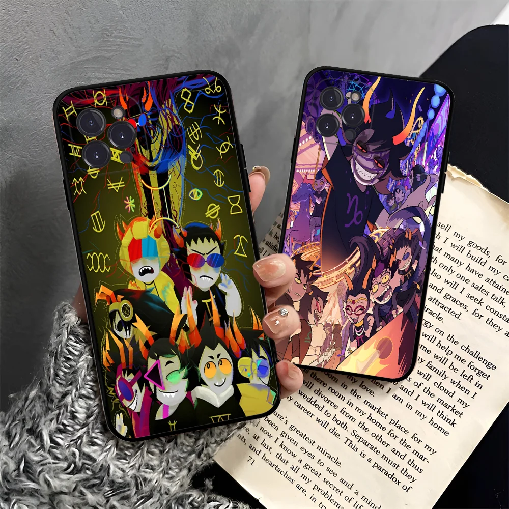 H-Homestuck T-Trolls Phone Case For IPhone 16 15 14 11 12 13 Mini Pro XS Max Cover 6 7 8 Plus X Funda Shell