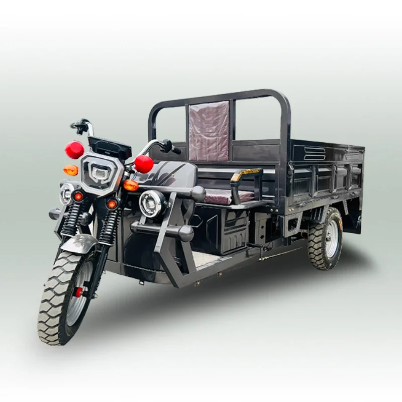 

Heavy Duty Electric Cargo Vehicle 1800W High Speed Three Wheel Cargo Bike Truck Cargo Tricycle