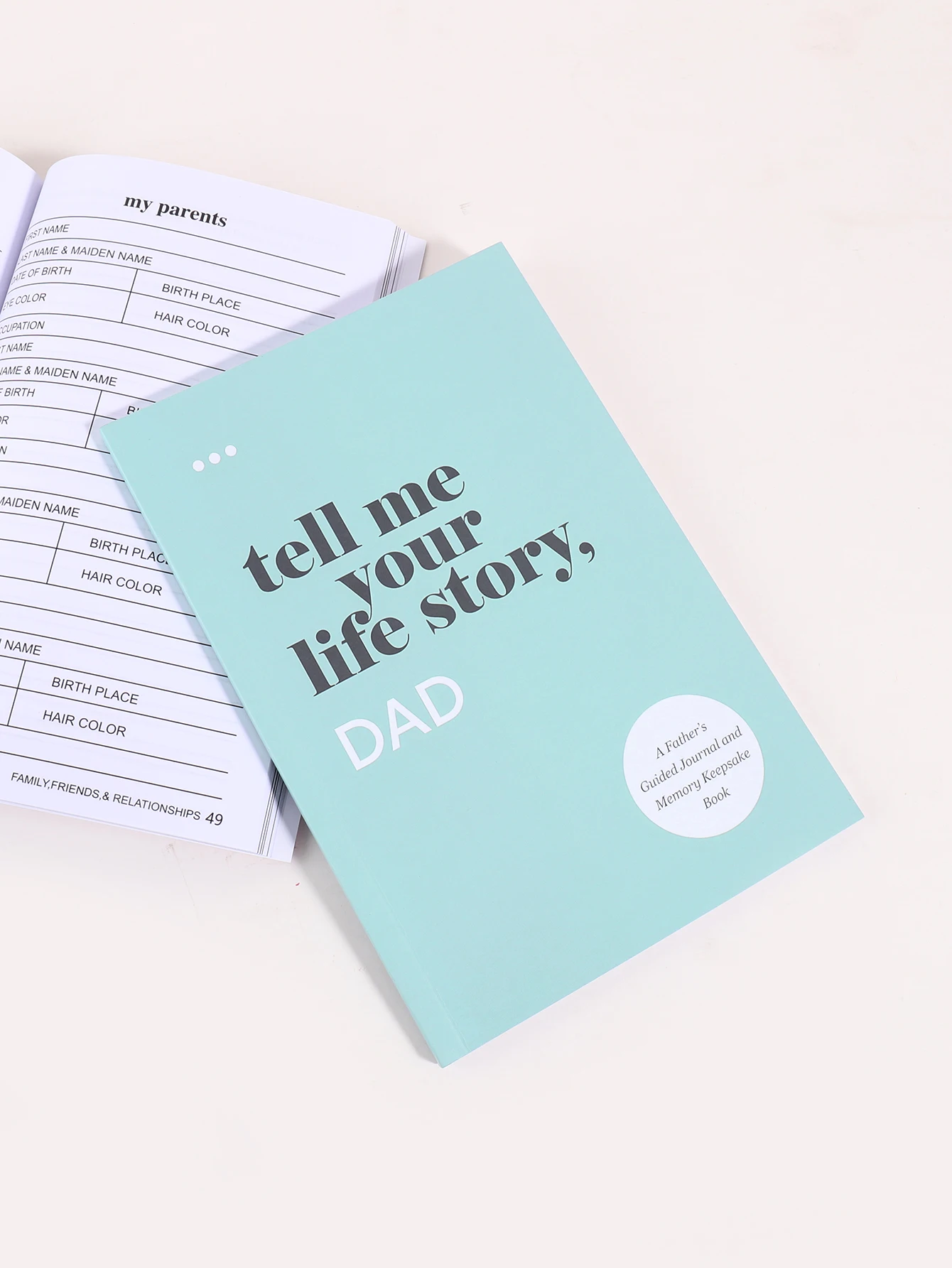 1 Stück Family Story A5 Notizbuch, zum Aufzeichnen von Geschichten von Familienmitgliedern, zum Speichern persönlicher Erinnerungen, ein unverzichtbarer Gegenstand für Zuhause. – Detail 4