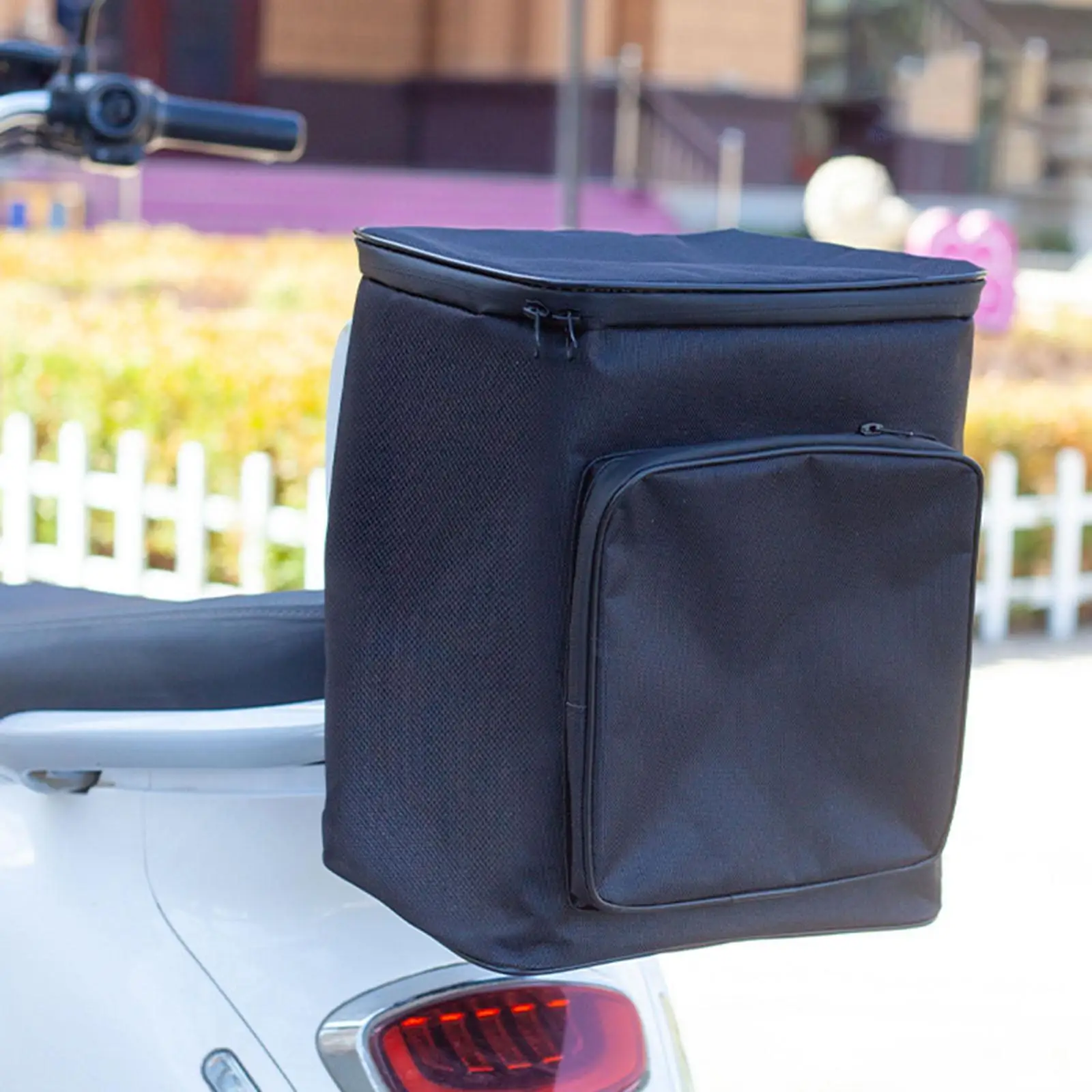 

Сумка на спинку мотоцикла, сумка для мотоциклетного снаряжения, практичный органайзер, 12 л, сумка для шлема из ткани Оксфорд, сумка для скутера