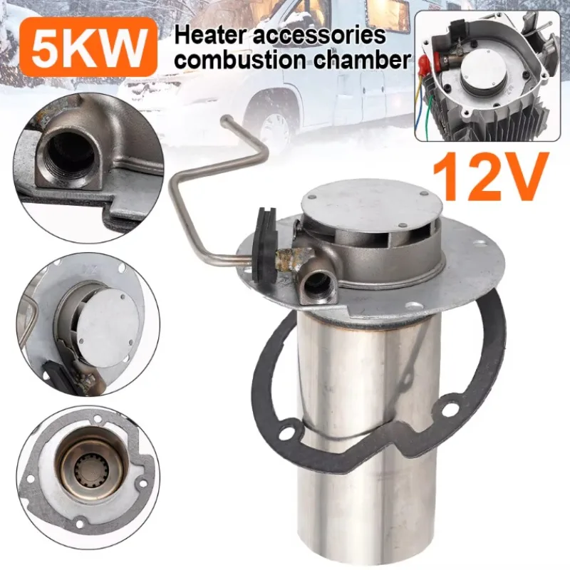

12V Diesel Parking Heater Burner Insert Torches Combustion Chamber Combustor Gasket 5KW For Car Truck Camper Heater accessories