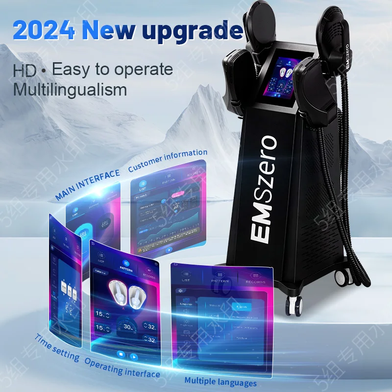 

EMSzero Neo Power 6500W 15Tesla Hi-emt Body Sculpt Machine 4 RF Handle Pelvic Pad Optional Ems Muscle Stimulator Emszero