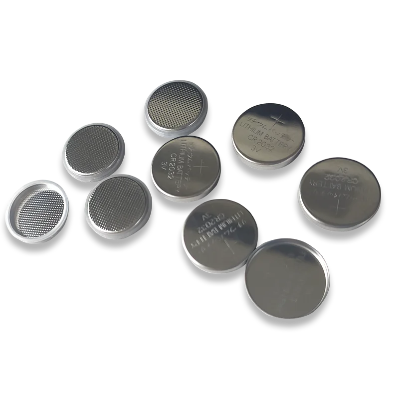 304 Stainless Steel CR2032 Button Coin Cell Cases with Conical Spring and Spacer 100 SET/PACK