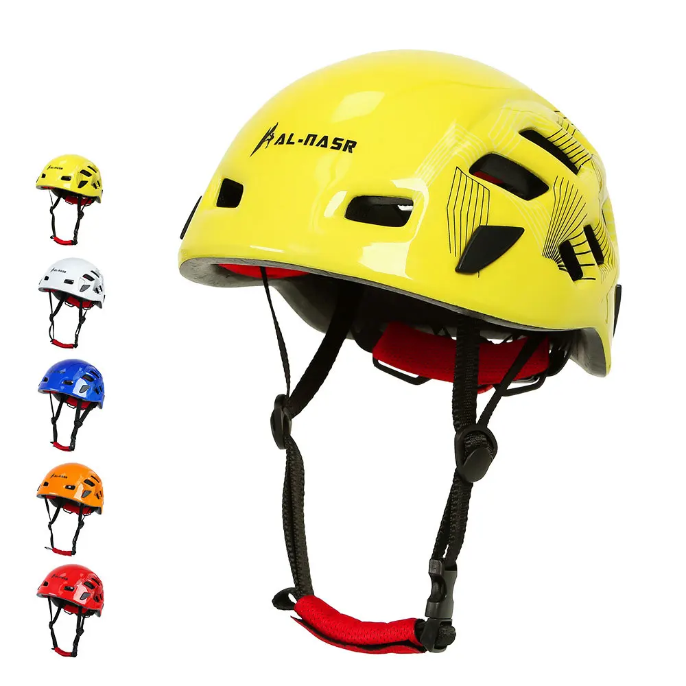 Outdoor Rock Climbing Helmets Shock And Impact Resistant Breathable Helmets Mountaineering Cycling Drifting Safety Equipment