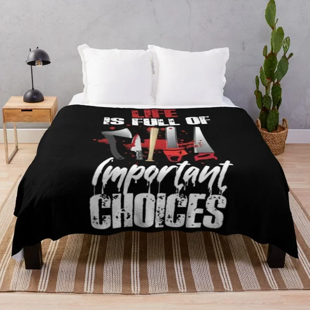 

Horror Movie Throw Blanket Cozy Home Blanket Gift for Christmas Holiday