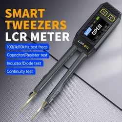 FNIRSI LCR-ST1 Mini Smart Tweezer LCR SMD ESR Tester Weerstand Capaciteit Inductie Continuïteit Diode Test Meetinstrumenten