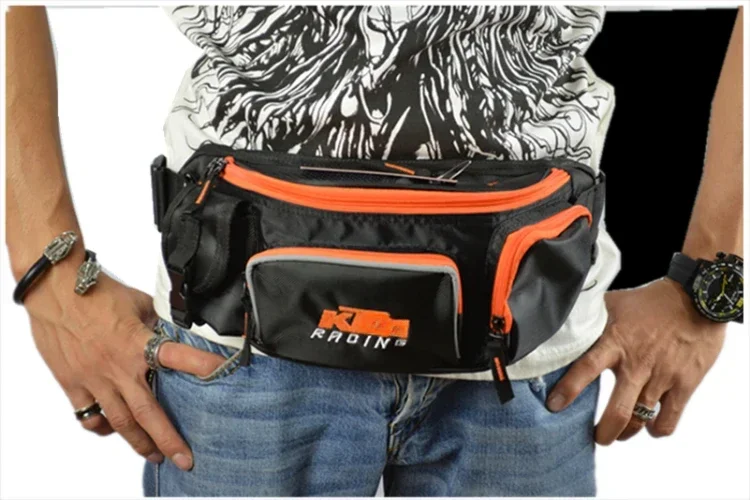 For KTM Motorcycle Waist Bag Large Capacity Waterproof Motorcycle Racing Purse Waist Pack Men Leg Bag Motorbike Riding Belt Pack