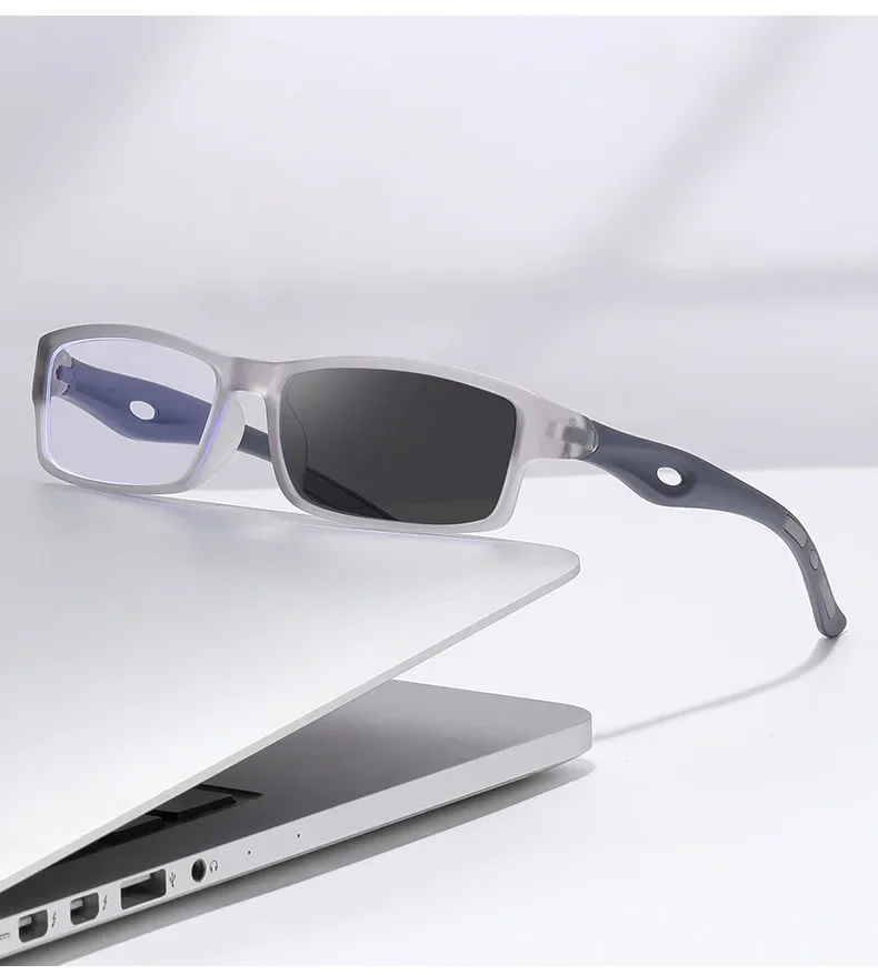 Lichtverfärbte Multi-Fokus-Lesebrille mit doppeltem Verwendungszweck für ältere Menschen, Lesebrille mit automatischer Zoom – Detail 13