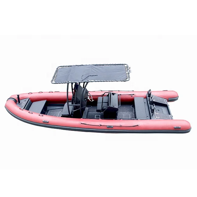 

Luxury 22ft Orca Hypalon/PVC Aluminum Hull RIB 680 Saltwater Inflatable Boat for Fishing