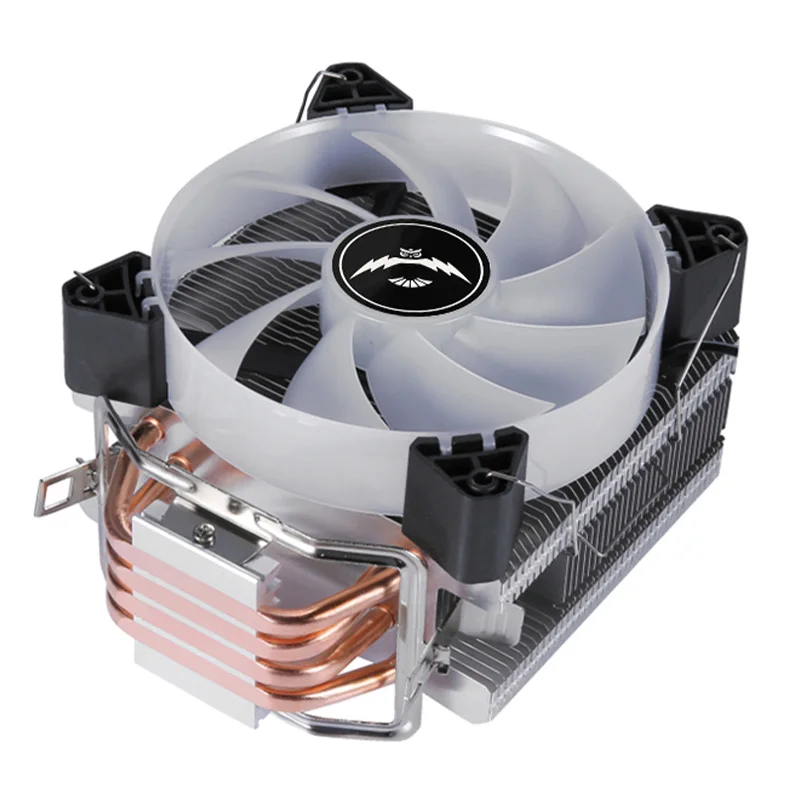静音クーラー プロセッサー カラフルランプ 4/6ヒートパイプ ラジエーター 120mm CPUファン 対応 LGA2011 x79 x99 115x 1200 1700 AMD AM3 AM4