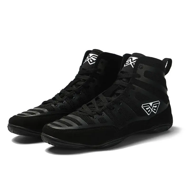 Men's and Women's Wrestling Shoes 2025 Abrasion Resistant Anti-Slip Gym Folding Boxing Training Boots Professional New Breathabl