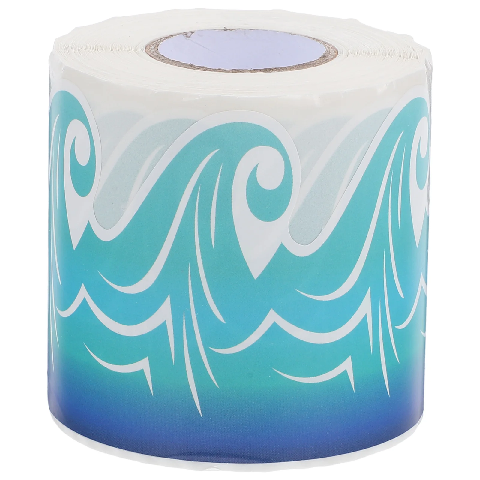 

1 Roll Waterproof Self-Adhesive Bulletin Board Borders Colorful Cuttable Trim For Classroom Whiteboard Blackboard Kindergarten