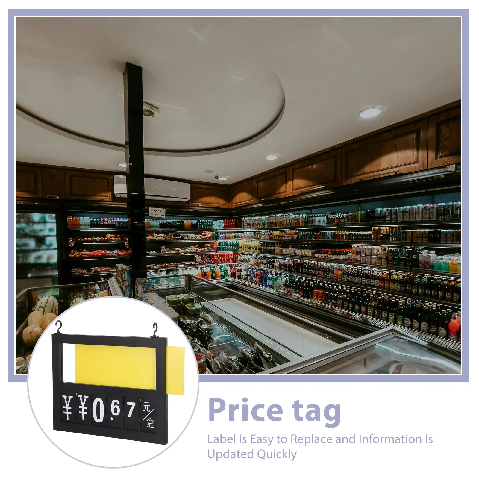 Supermarket Price Board A4 Fruit Vegetable Price Tag Numbers Currency Symbol Hanging Erasable Shop Display Board Retail Store