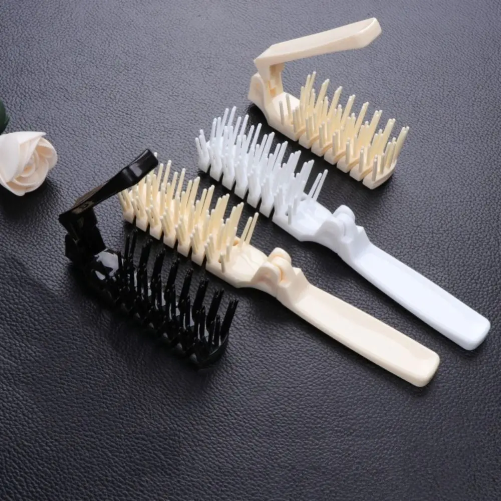 

Plastic Folding Comb Useful Foldable Hair Salon Hairdressing Tools Comfortable Portable Hair Cutting