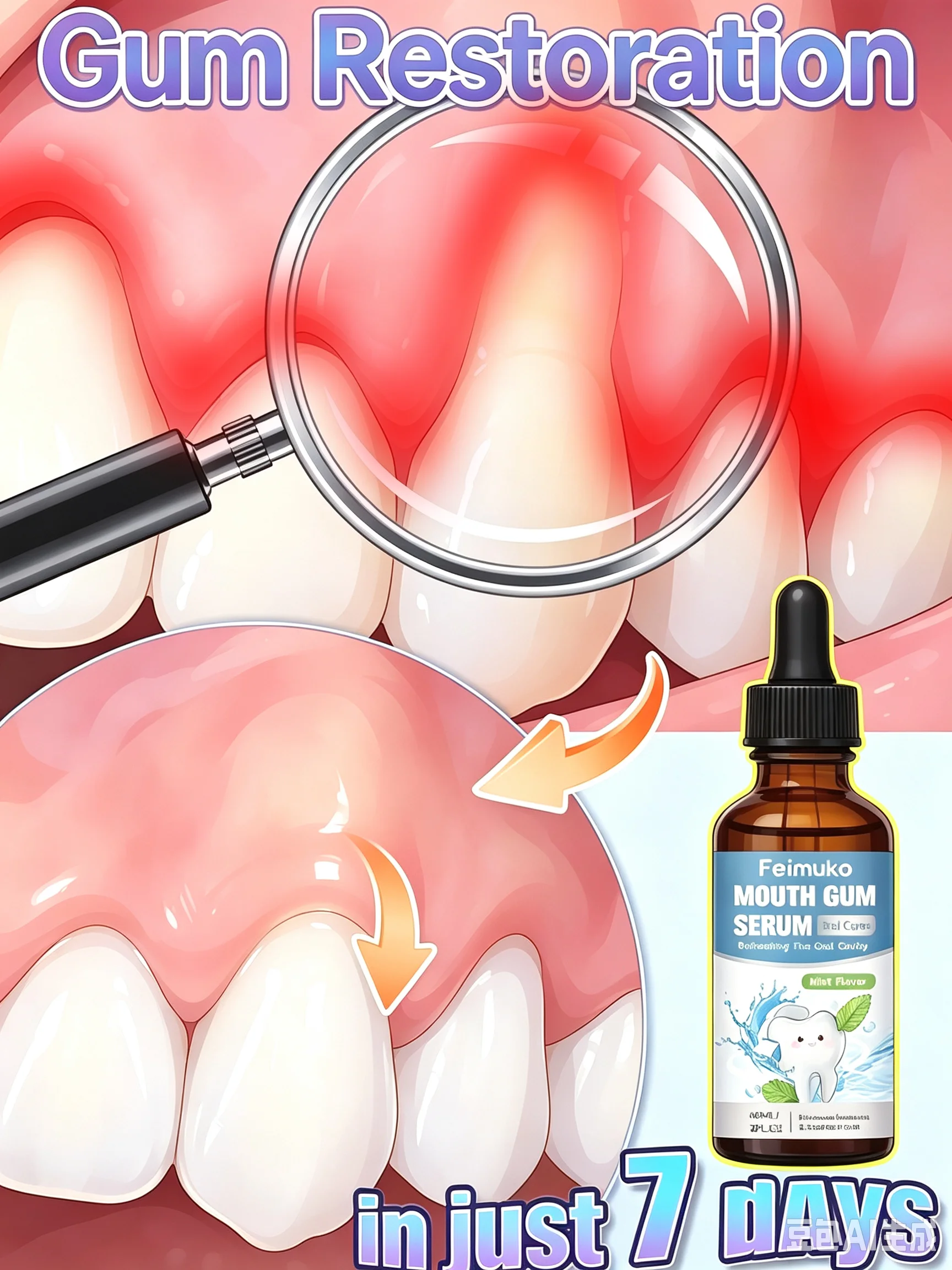 Teeth Whitening Naturally - Liquido Naturale per Cura Orale 60ML,