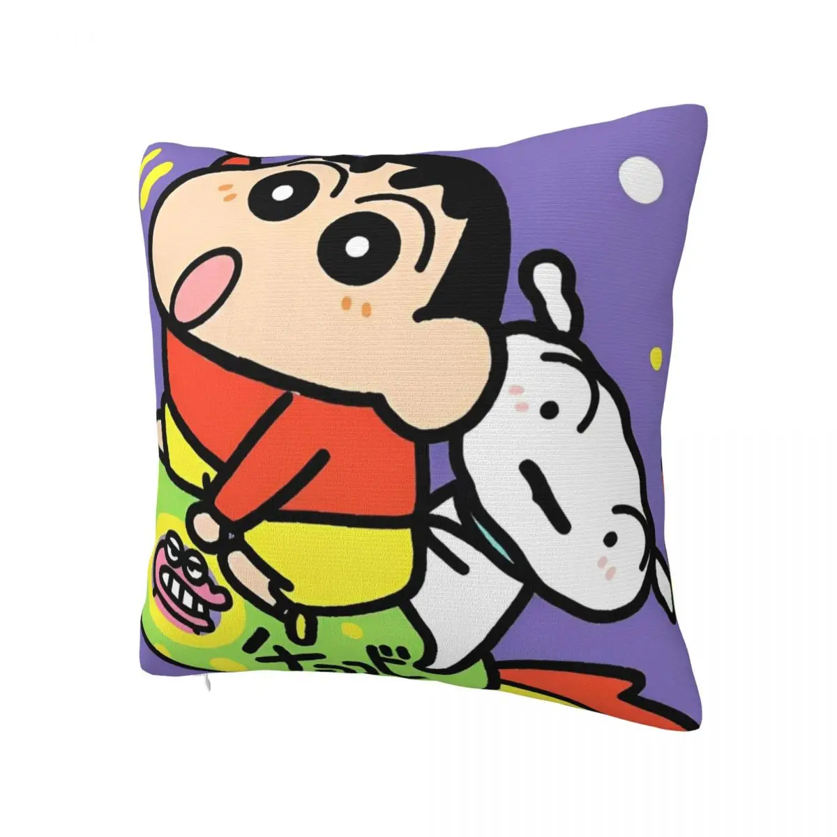 Crayon Shin-chans Pillow Case Kawaii Pillow Cover Square Custom Cushion Cover Pillowcases For Sofa Home Decorative