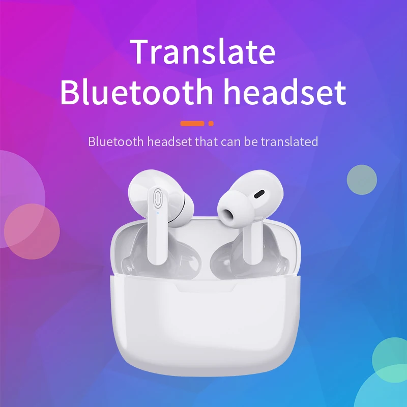 2022 NEW Translation Headphones 84 Languages Instant Translate Smart Voice Translator Wireless Bluetooth Translator Earphone