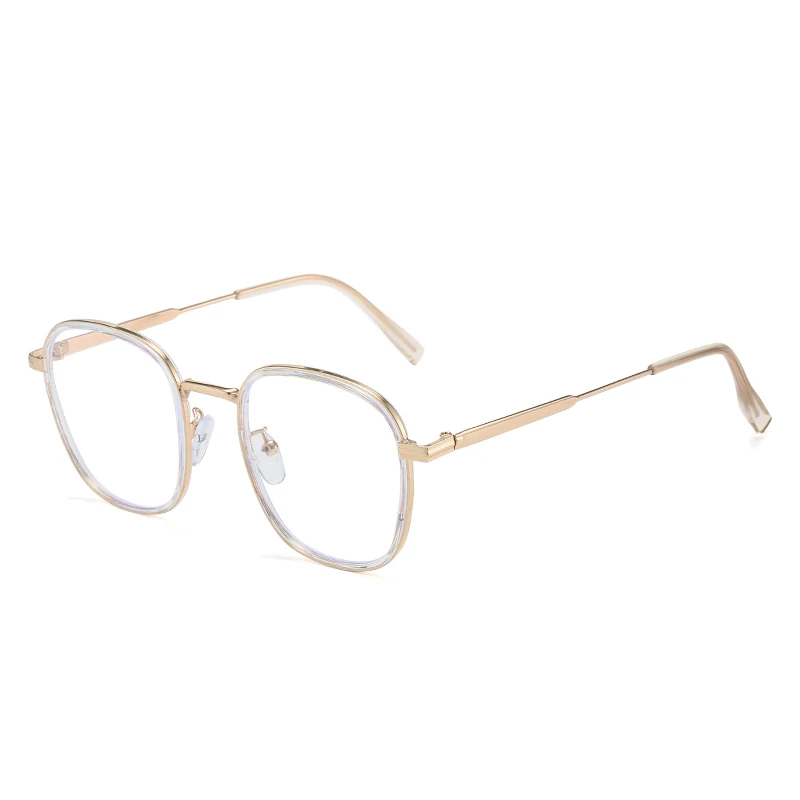 Blue Light Blocking Oval Prescription Glasses For The Nearsighted Women Student Single Lens Myopia Spectacles 0 -0.5 -1.0 To -6