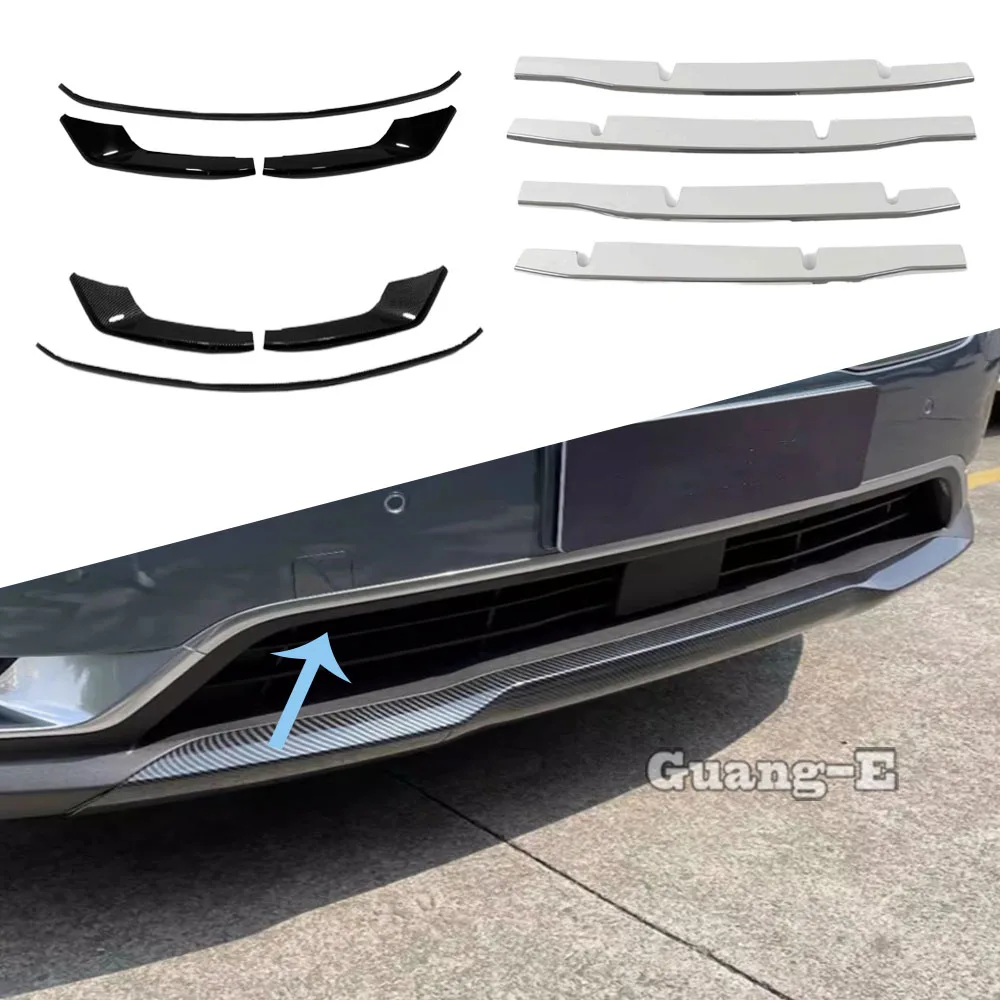 

For Kia Carnival Sedona KA4 2021 2022 2023 2024 ABS/Steel Front Lower Center Grille Grill Cover Trim Frame Exterior Accessories