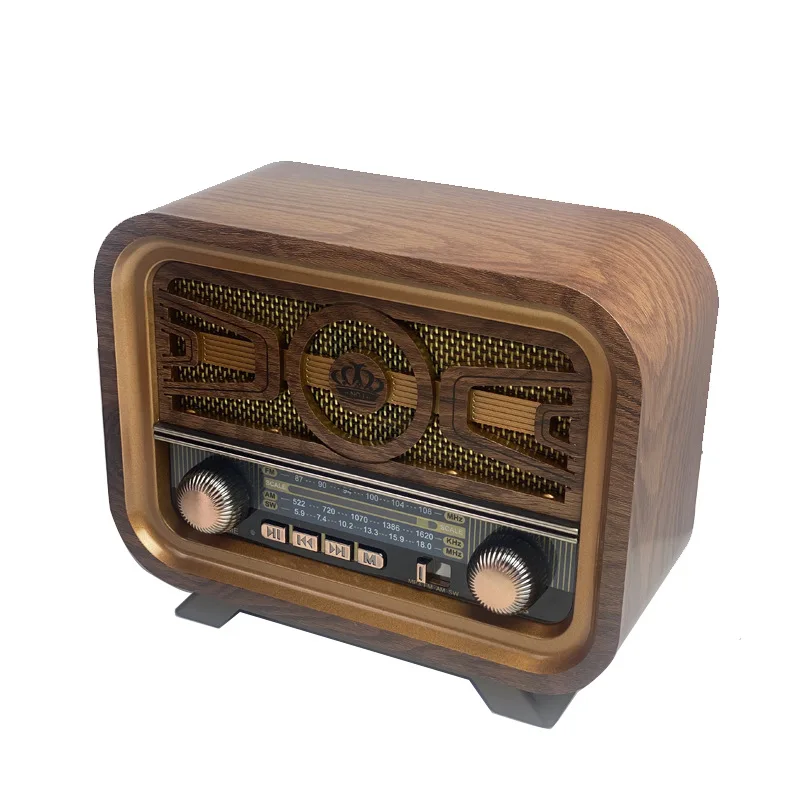 Cross-border new multi-function card stereo, portable multi-band Bluetooth retro radio MD-1300BT