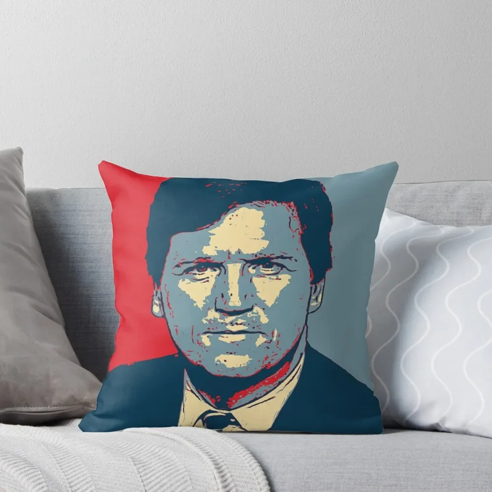 tucker carlson meme Throw Pillow Cushion Cover Set christmas cushions covers pillow