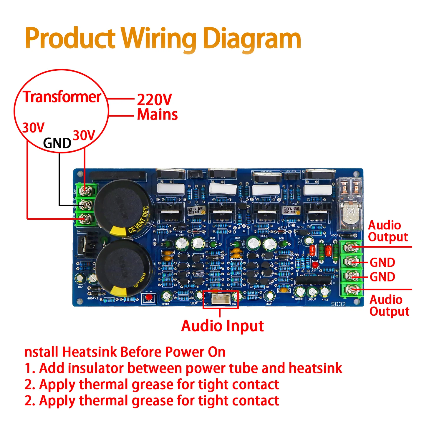 Ysaio S032 – высокомощная плат – обзор и цена Audio Amplifier Board