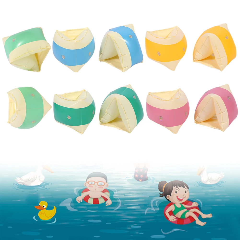 Swimming Arm Ring Inflatable Pool Float Sleeve PVC Arm Floaties Water Play Equipment Arm Float Rings for Kids Boys Girls