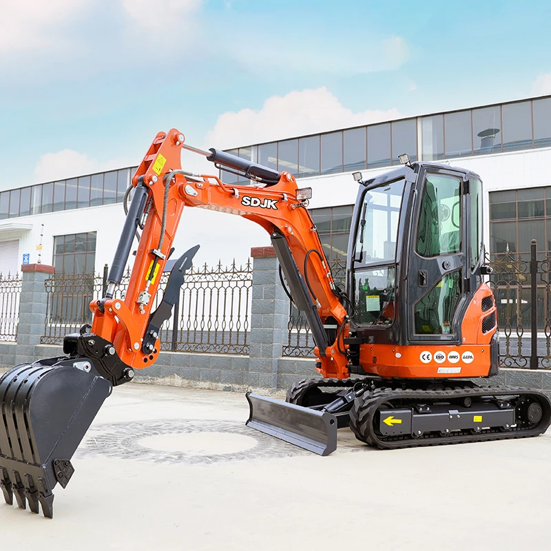 Multifunctional 2 Ton Mini Excavator Farm Excavators New Crawler Digger Mini excavator 3.5 ton With Kubota Engine Customized