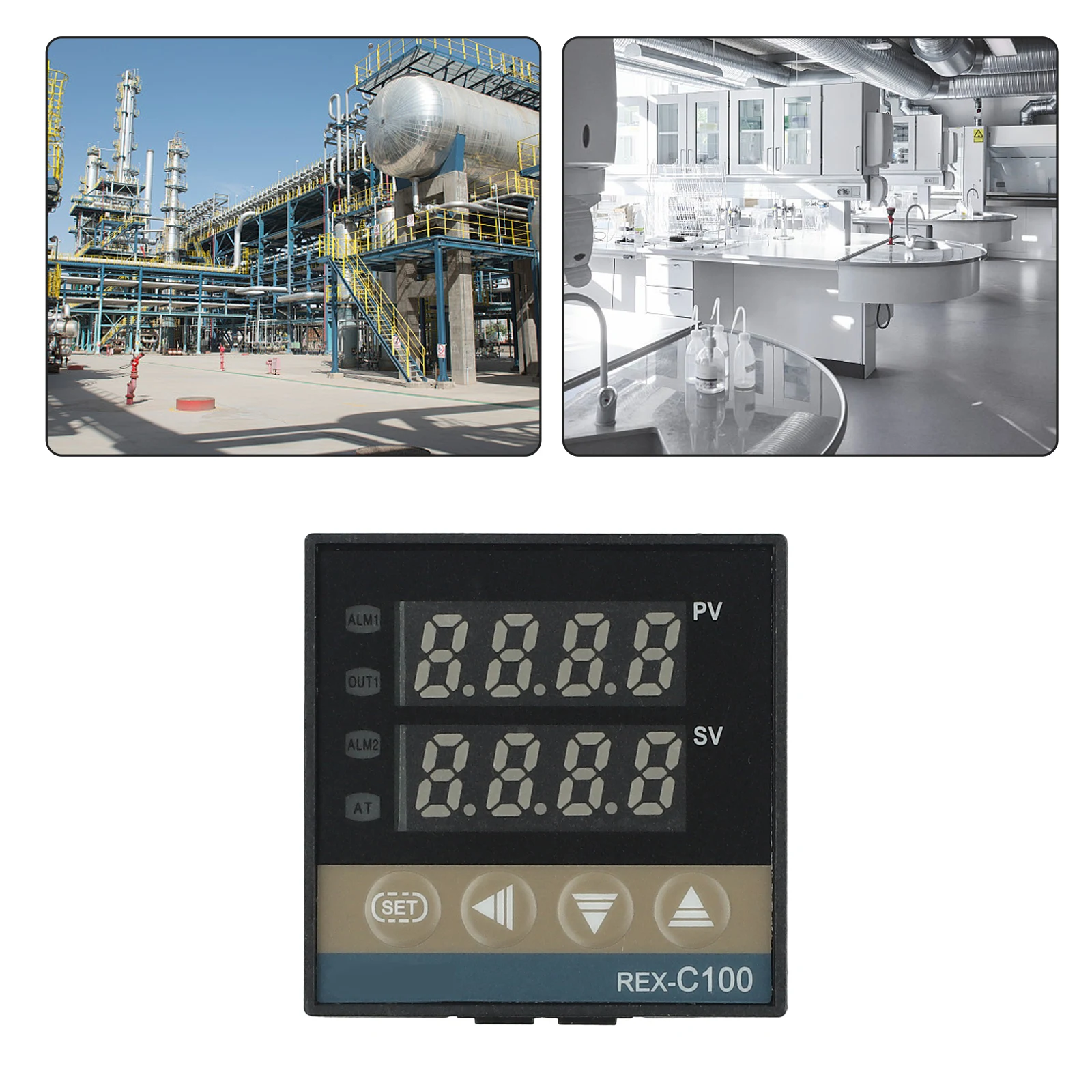 Smart Digital Thermostat REXC100 for SSR Output with Industrial Grade PID Control and Multi Sensor Input Compatibility