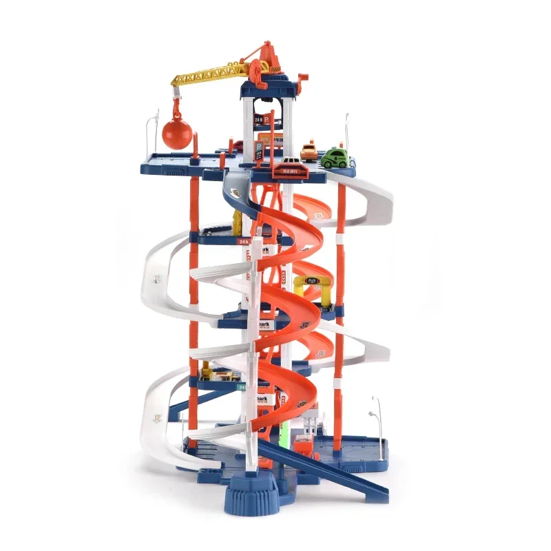 Grand Rail ville Parking bâtiment multicouche bricolage Parking bricolage montage fente aventure course piste enfants garçon cadeaux