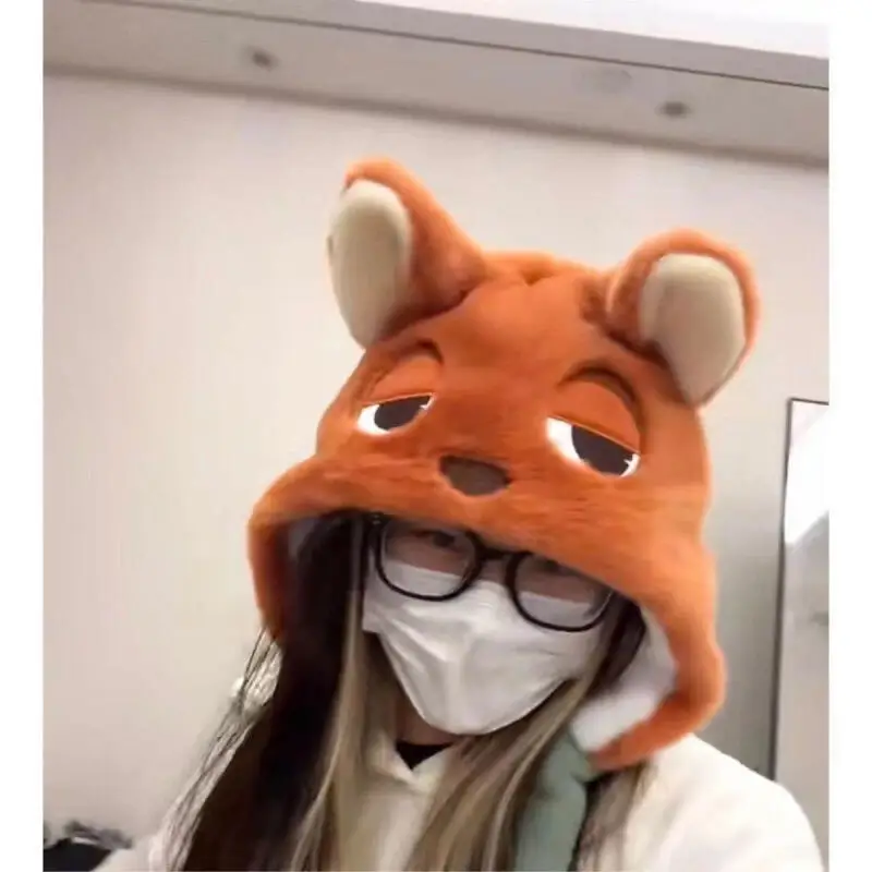 

Judy Nick Plush Hat Cartoon Kawaii Moving Ears Crazy Zootopia Surrounding Judy Nick Plush Ear Hat Children Toy Girl Gift