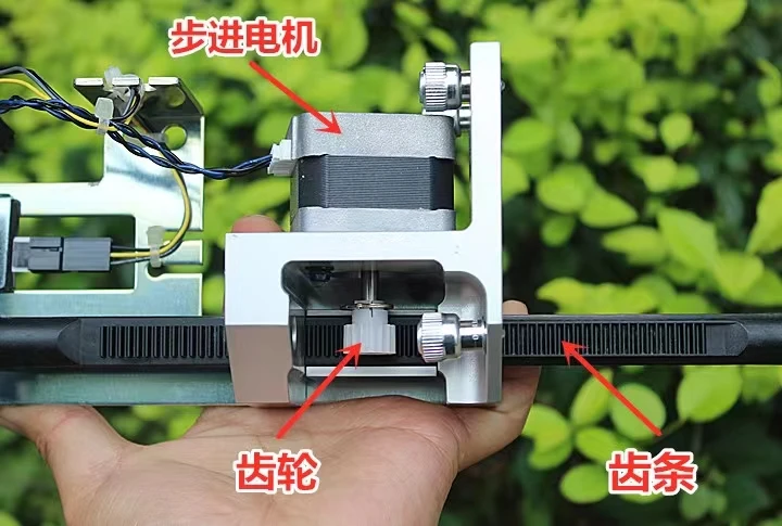 slide stepper motor rack rack slide 2-phase 4-wire stepper motor push rod linear motor