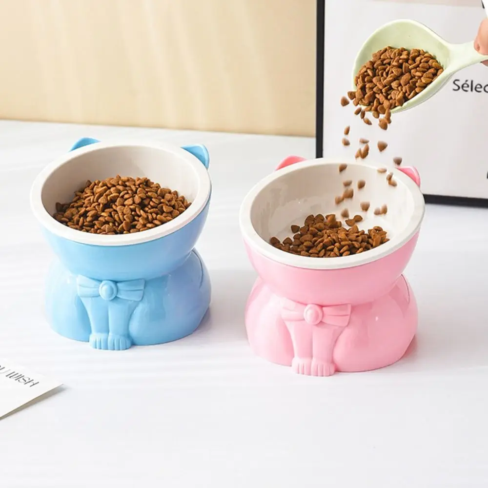 

Multi-use Ceramic Cat Bowl Creative Cute Dog Food Feeding Basin Anti Tipping Non-slip Pet Drinking Feeder Water Container