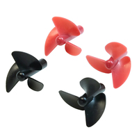 1 Pair RC Boat Propeller 28mm Dia. 2.3mm 3-Blades Left Right PC Prop for RC Toy Boat Fishing Bait