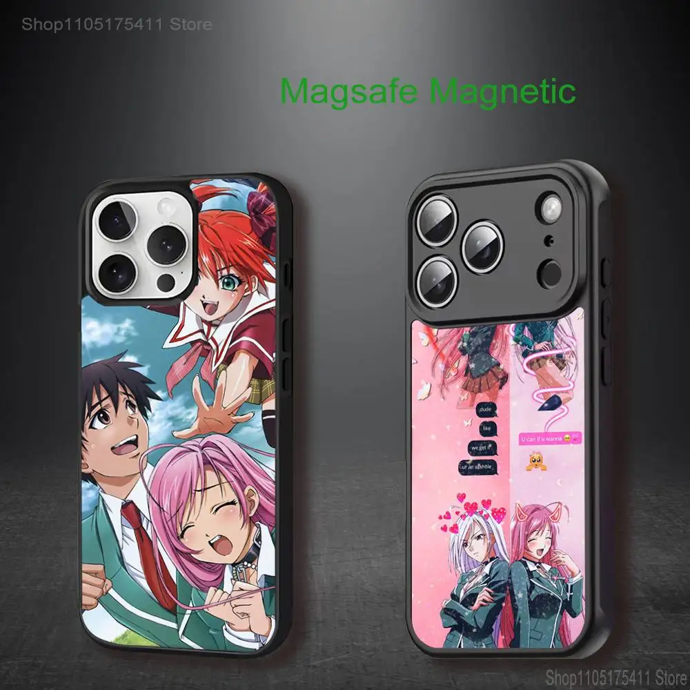 

R-Rosario to V-Vampire Phone Case For iPhone 17,16,15,14,13,12,11,Pro,Max,Plus,Mini,SE4,E Magnetic Magsafe Wireless Charging