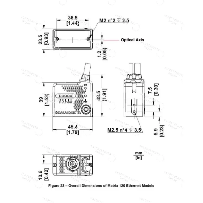 2025/MATRIX 120 210-010 WVGA SER+ETH STD Sensors Barcode Readers Electronic Components Spare Parts