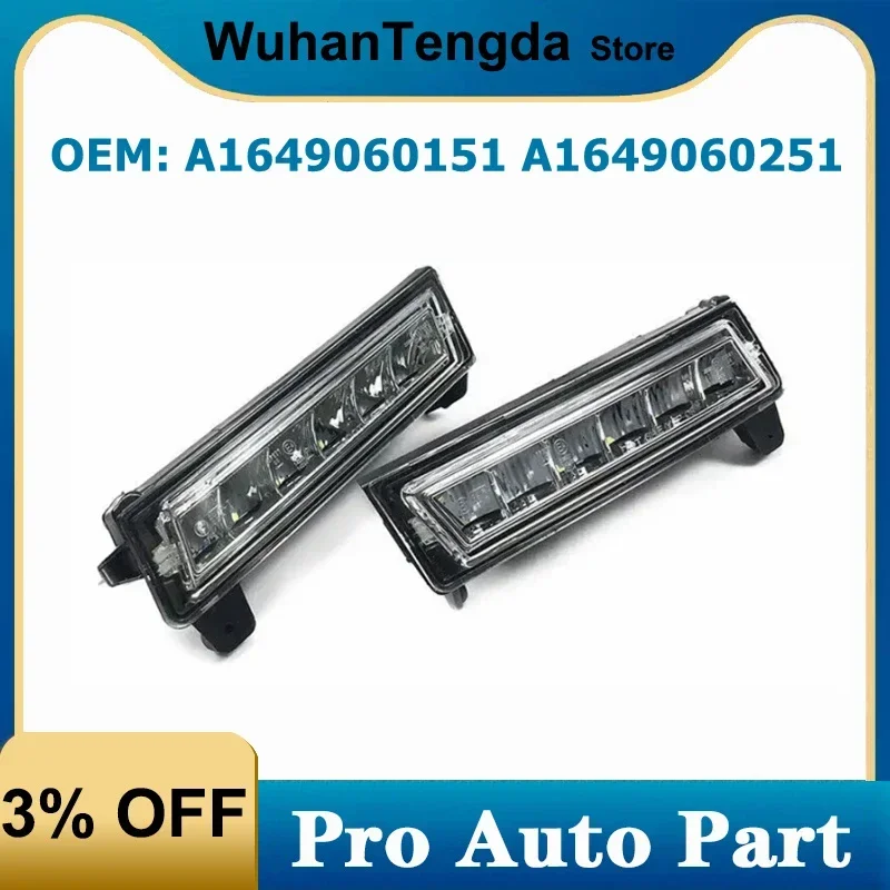 

A1649060151 A1649060251 Front LED Bumper Daytime Running Light for Mercedes Benz ML GL GLK W164 X164 X204 ML350 ML450 GL450