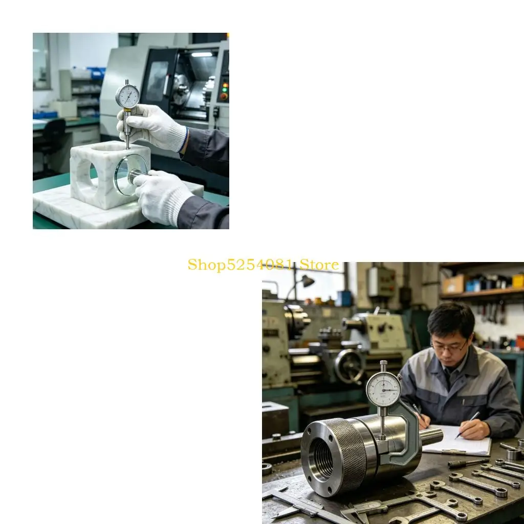 AXYC Heavy Duty Metal Dials Test Indicators With Fine Pointer Measuring Equipment For Machining And Manufacturing Applications
