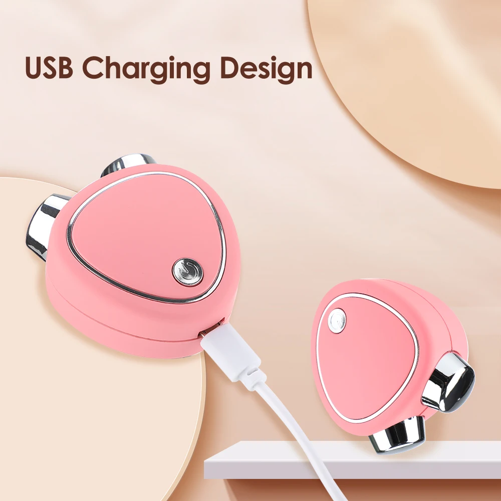 Electric Face Massager Lift Roller Microcurrent Sonic Vibration Facial Lifting Skin Tighten Massage Portable Beauty Devices