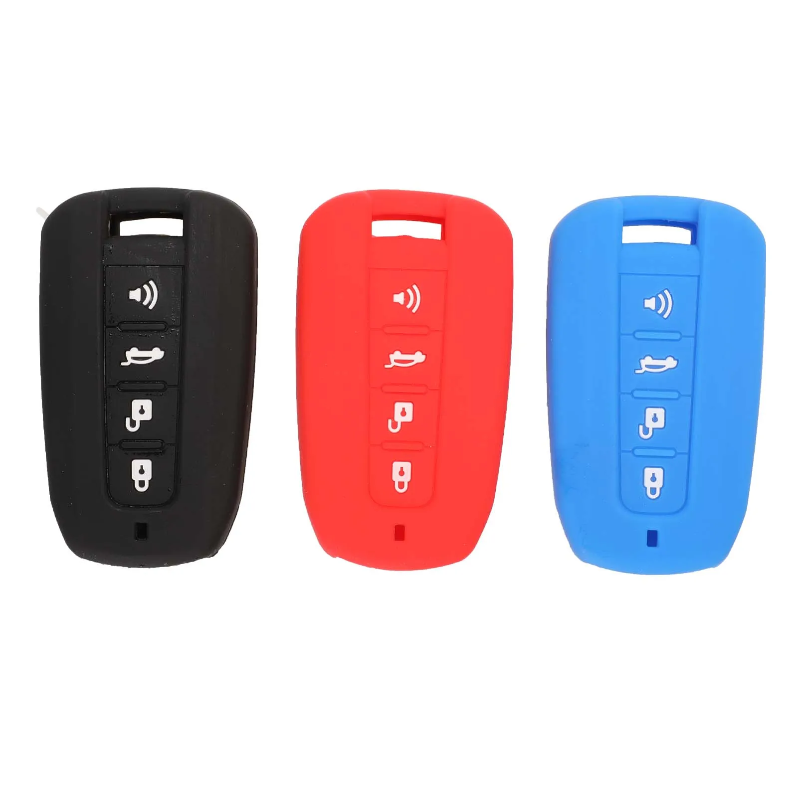 jingyuqin Smart Remote Coloful Silicone Car Key Cover Case For SSANGYONG TIVOLAN ACTYON KYRON Korando Rodius Protection Replace