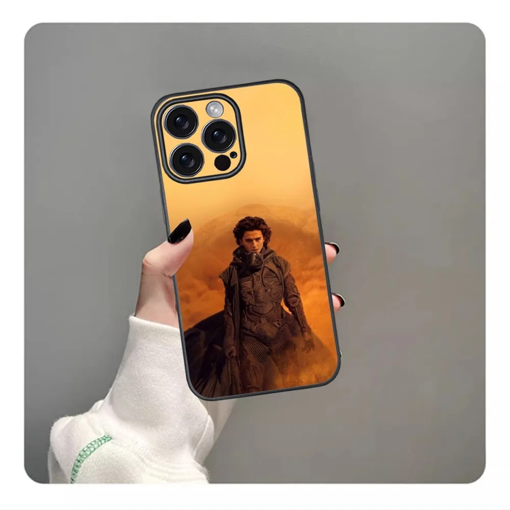 D-DUNE Movie Timothee Chalamet Phone Case For iPhone 16 15 14 13 12 11 PRO MAX PLUS Mini TPU Soft to Skin-friendly case