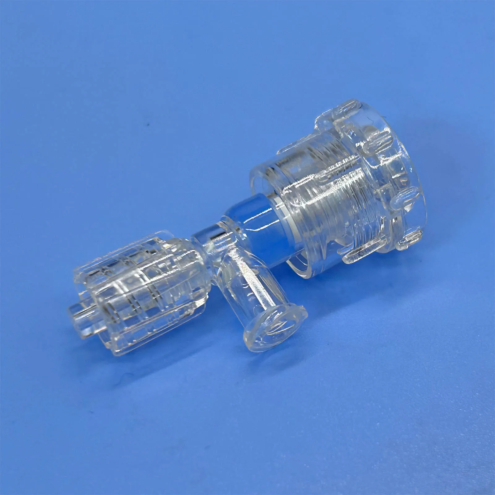 Medical accessories T-shaped locking valve joint , animal medical devices, medical grade PC, independent packaging 50pcs