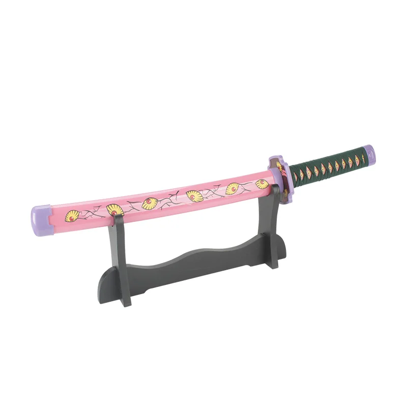 Anime Katana 23.6in/60cm Character Cosplay Stage Props Bamboo Blade Toy Swords Manga pattern Party Gifts Halloween costume props