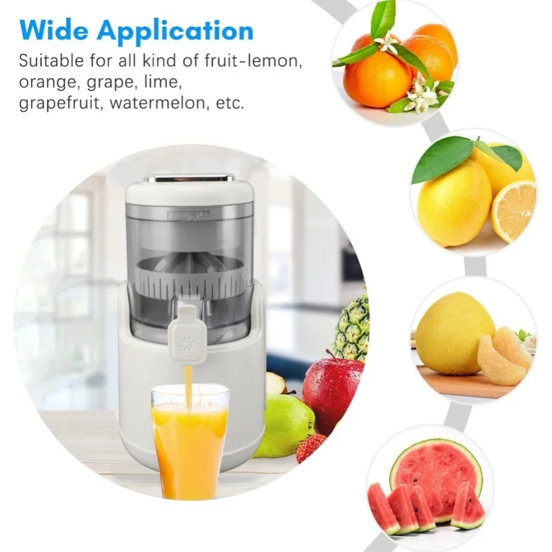 Electric Juicer Machine Slow Juicer USB Rechargeable Juicer 360 Degree Motor Juice Squeezer For Lemon Orange Citrus DC7.4V