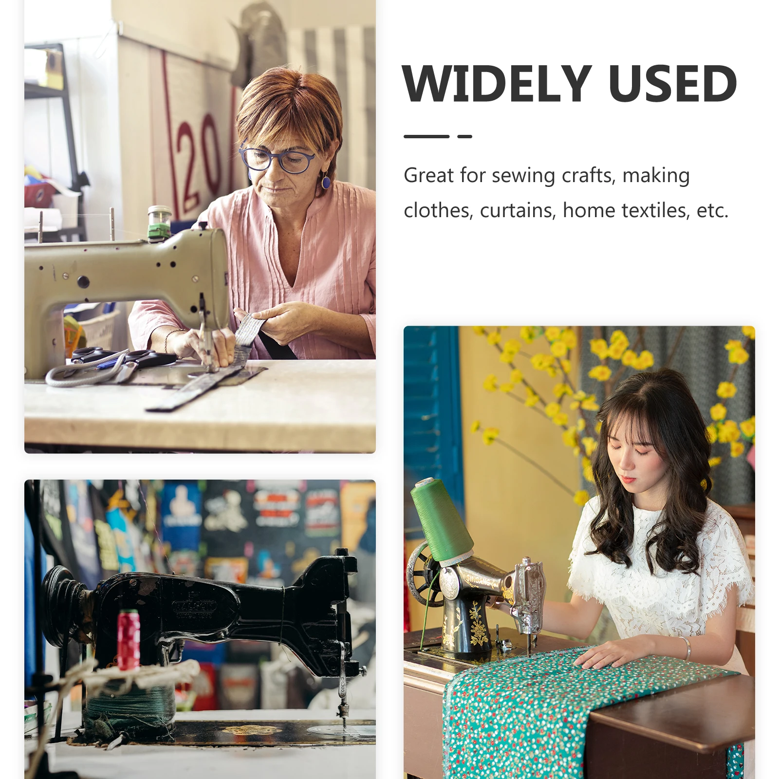 

1 Coil Black Polyester Sewing Thread 7*5*3Cm For Sewing Machine Crafts Diy Home Textiles Sew Wire All Purpose Tools