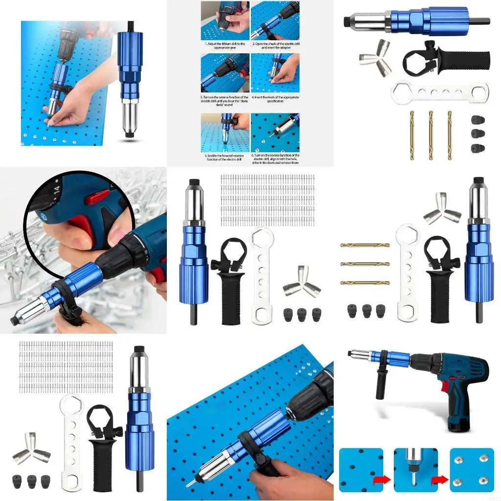 

Q81C Портативное упражнение в инструмент преобразования заклепок с 60% более жестким шестигранным валом для строительства и